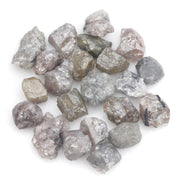 grey brown natural diamond with a rough uncut surface for collectors