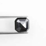 black colour diamond  3ct natural diamond price radiant cut ring