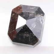 1.07 carat natural emerald cut black diamond loose stone for custom engagement ring or fine jewelry setting
