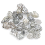 grey earth mined loose diamond in natural rough form for wedding jewelry designs