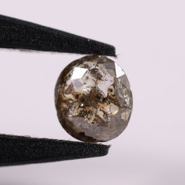 0.58 CT Oval Cut Brown Earth Mined Fancy Natural Diamond
