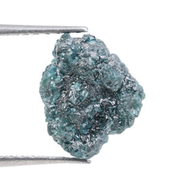 blue colour loose blue diamond and diamond setting