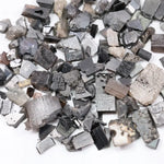 Lab grown rough diamond, rustic black uncut raw diamond, mixed color crystalline diamond for handmade jewelry