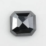 black colour diamond  3ct natural diamond price radiant cut ring