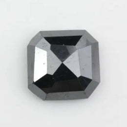 black colour diamond  3ct natural diamond price radiant cut ring