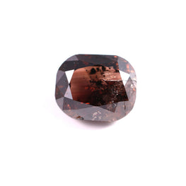 0.88 CT Asscher Cut Brown Earth Mined Fancy Natural Diamond