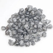 dark grey colour raw rough uncut diamonds real raw diamond stone