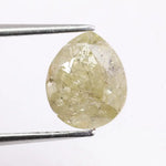 1.17 Ct natural pear cut yellow diamond loose stone, perfect for custom rings and fine jewelry designs