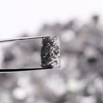 Lab grown rough black diamond, uncut raw fancy diamond, perfect for custom jewelry and rustic crystalline designs