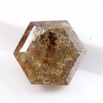1.22 carat natural hexagon cut brown diamond loose fancy color gemstone for custom engagement ring