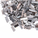 Lab grown rough grey-black diamond sticks, uncut raw crystalline diamonds for handmade jewelry, engagement rings, and custom luxury designs