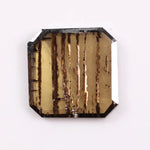 premium 0.88 Ct brown emerald cut lab grown diamond with classic step cut shine loose stone