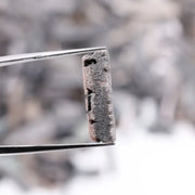 Lab grown rough grey-black diamond sticks, uncut raw crystalline diamonds for handmade jewelry, engagement rings, and custom luxury designs