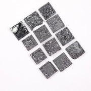 8.06 Ct Lab Grown Rough Diamond Squares Grey Raw Uncut Diamonds