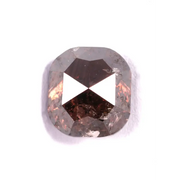 0.88 Ct Cushion Cut Brown Colored Fancy for Custom Engagement Rings, 