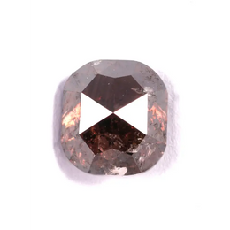 0.88 Ct Cushion Cut Brown Colored Fancy for Custom Engagement Rings, 