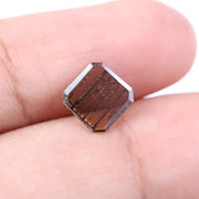 premium 0.88 Ct brown emerald cut lab grown diamond with classic step cut shine loose stone