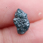 blue colour rough diamond ring and jewelry