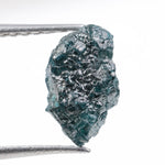 blue colour rough diamond ring and jewelry