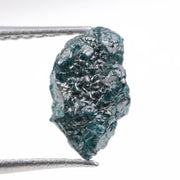 blue colour rough diamond ring and jewelry