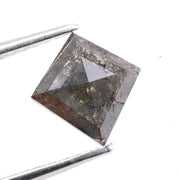0.60 Ct natural kite cut black diamond loose, perfect for custom rings, pendants, or luxury jewelry designs