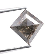 0.60 Ct natural kite cut black diamond loose, perfect for custom rings, pendants, or luxury jewelry designs