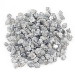 natural grey diamond pieces with an unpolished surface for handmade jewelry designs