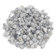 light grey natural diamond in rough uncut form for engagement ring and wedding jewelry designs