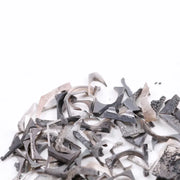 50.11 Ct Lab Grown Rough Diamond Loose Slices in Smoky Grey and Black Tones for Handmade Custom Jewelry