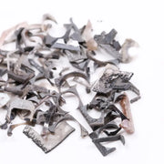 50.11 Ct Lab Grown Rough Diamond Loose Slices in Smoky Grey and Black Tones for Handmade Custom Jewelry