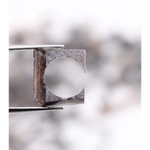 50.11 Ct Lab Grown Rough Diamond Loose Slices in Smoky Grey and Black Tones for Handmade Custom Jewelry