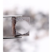 50.11 Ct Lab Grown Rough Diamond Loose Slices in Smoky Grey and Black Tones for Handmade Custom Jewelry