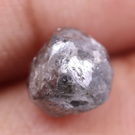 Shop - Natural Uncut Grey Diamond 1.96 Carat Rough Diamond ( 6.32*6.12*6.08 )