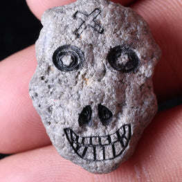 Antique Skeleton Face Diamond – Natural Grey Rough 44.24 Ct