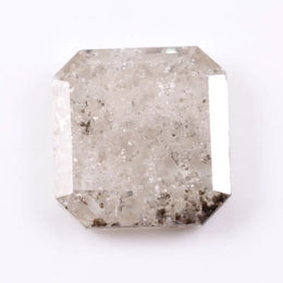  1.52 Ct white emerald cut lab grown diamond loose stone with classic rectangular brilliance