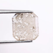 1.52 Ct white emerald cut lab grown diamond loose stone with classic rectangular brilliance