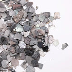 356.64 Ct rough lab grown diamond gray raw CVD crystal flakes loose diamond for custom jewelry making and unique ring or pendant design