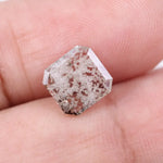  1.52 Ct white emerald cut lab grown diamond loose stone with classic rectangular brilliance