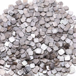 Grey brown lab grown rough diamond slice lot with flat uncut diamond plates for custom jewelry making and designer rings