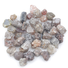 mixed color natural rough diamonds in raw form for custom jewelry making and creative designs
