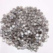 Grey brown lab grown rough diamond slice lot with flat uncut diamond plates for custom jewelry making and designer rings