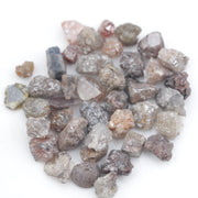 mixed color natural rough diamonds in raw form for custom jewelry making and creative designs