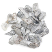 irregular grey earth mined diamond in raw natural form for jewelry making