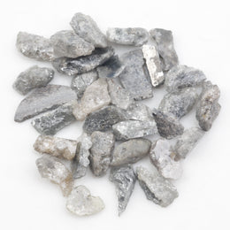 irregular grey earth mined diamond in raw natural form for jewelry making