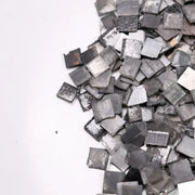 73.74 Ct lab grown rough diamond lot with square shape grey black uncut diamonds perfect for rustic jewelry making and custom engagement rings.