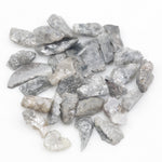 irregular grey earth mined diamond in raw natural form for jewelry making