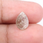 premium 1.67 Ct brown pear cut lab grown diamond loose stone with sharp brilliant facets
