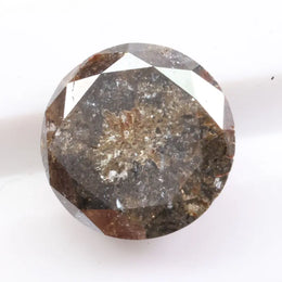 0.86 Ct natural round cut brown diamond loose, perfect for custom engagement rings and fine jewelry
