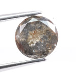 0.86 Ct natural round cut brown diamond loose, perfect for custom engagement rings and fine jewelry