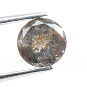0.86 Ct natural round cut brown diamond loose, perfect for custom engagement rings and fine jewelry